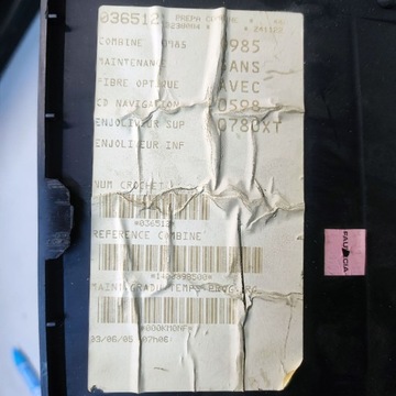 LANCIA PHEDRA 3.0 PŘÍSTROJOVÁ DESKA DISPLEJ EMF-DT-MMF-0