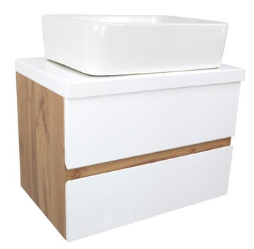 SZAFKA POD UMYWALKĘ 80 CM | LAKIER| GRUBY BLAT MDF