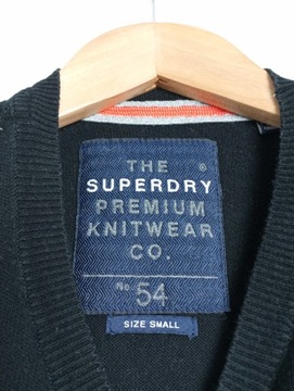 ATS sweter SUPERDRY bawełna kaszmir czarny S