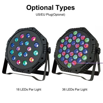 Lampa sceniczna LED DMX512 23W 7 kanałów