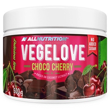 ALLNUTRITION VEGELOVE CHOCO CHERRY 500g KREM CZEKOLADA-WIŚNIA BEZ CUKRU