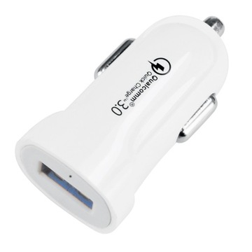 ŁADOWARKA SAMOCHODOWA SZYBKA QUICK CHARGE DO SAMOCHODU AUTA 3.0 QC 3.1A