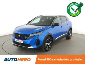 Peugeot 3008 II Crossover Facelifting  1.2 PureTech 130KM 2022 Peugeot 3008 automat full LED virtual cocpit