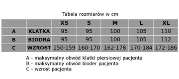 BODY ALZHEIMER NIEPRZEMAKALNY PRZÓD TYŁ PELANI