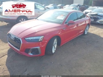 Audi A5 B10 2024 Audi A5 Sportback 2024r., 4x4, 2.0L 2.0 Hybryda 261KM