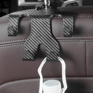 Крючки для подголовника заднего сиденья автомобиля, держатель автомобильной сумки, подставка для телефона, легкая