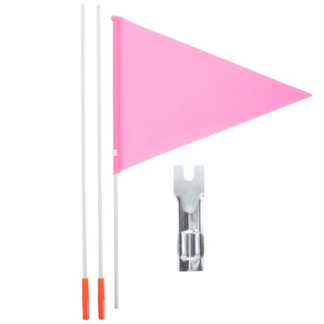 1 Set of Bike Safety Flag with Pole Bike