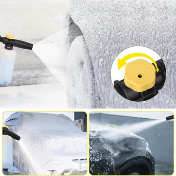 FOAM POT 700ML РЕГУЛИРУЕМАЯ НАСАДКА КОНТЕЙНЕР ДЛЯ ПЕНЫ ДЛЯ KARCHER K2-K7