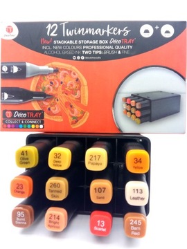 НАБОР TWINMARKERS ДВУХСТОРОННИЙ, 72 ШТ. MIX DECOTIME