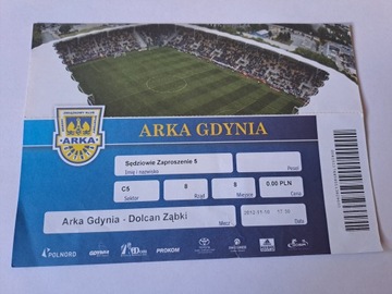 ARKA GDYNIA - DOLCAN ZĄBKI 10-11-2012