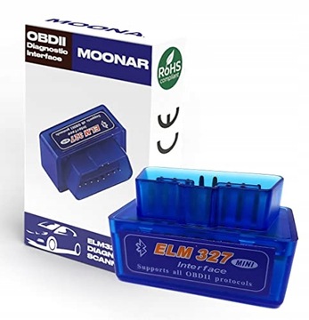 Moonar-Mini ELM327 interfejs mini Bluetooth OBD-II OBD2 /14