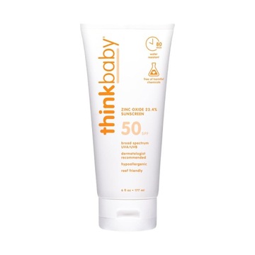 Thinkbaby Mineralny krem przeciwsłoneczny dla niemowląt SPF 50 - bezpie