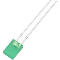 LED 2X5mm ZIELONA PROSTOKĄT 10-SZTUK