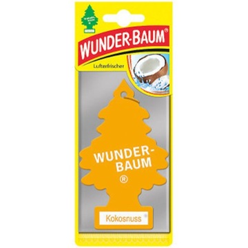 WUNDER BAUM ZAPACH CHOINKA ZAPACHOWA DRZEWKO KOKOS KOKOSOWY