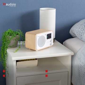 Интернет-радио Vicenza WIFI DAB+ FM с белой батареей