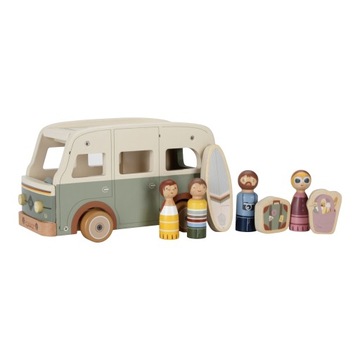 Little Dutch: drewniany Campervan Vintage z figurkami i akcesoriami