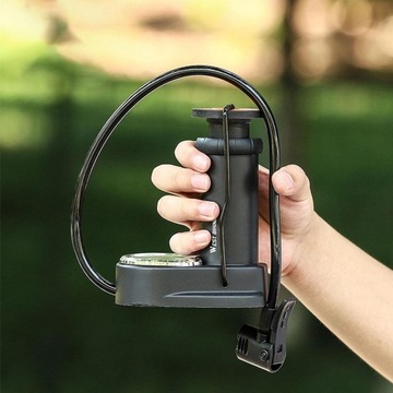 ВЕЛОСИПЕДНЫЙ НАСОС С МАНОМЕТРОМ ВЕЛОСИПЕДНЫЙ НАСОС ДЛЯ МЯЧЕЙ, ВОЗДУШНЫХ ШАРОВ, НОЖНОГО МАНОМЕТРА