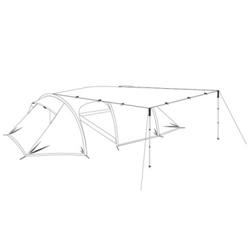 Туристический брезент Robens 3x3 M Route Range