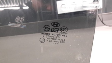 SKLO (OKNO) DVEŘE LEVÝ ZADNÍ HYUNDAI TERRACAN 01-04R
