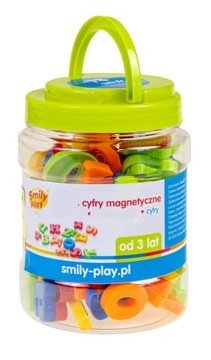 Cyferki magnetyczne 56 sztuk Smily Play 456145
