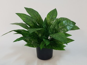 Искусственный фикус в горшке плотном растении Джука