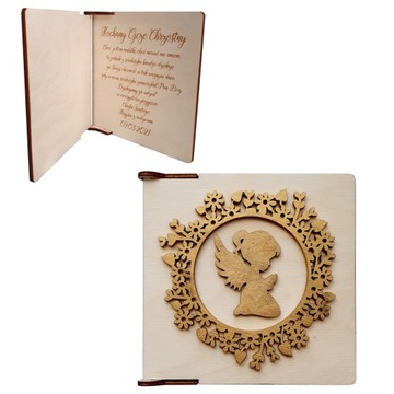 Chrzest podziękowanie dla chrzestnych, babci itp