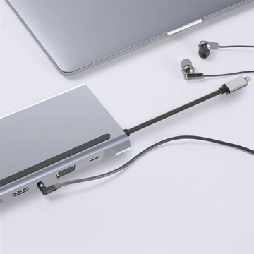 Док-станция 12-в-1 USB C с мощностью HDMI iVGA 87 Вт