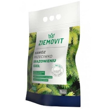 Nawóz przeciw brązowieniu igieł 1kg Ziemovit