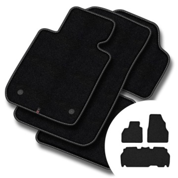 Velurové koberce Premium pro Renault Kangoo II 2007-2021