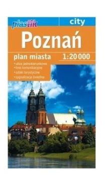 План города, карта Познани, пластик