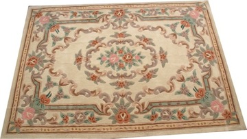 Wełniany dywan Aubusson 200x300 kremowy