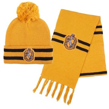 HARRY POTTER CZAPKA I SZALIK HUFFLEPUFF