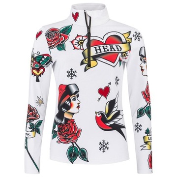 BLUZA HEAD REBELS FLASH MIDLAYER WOMEN WHRD M