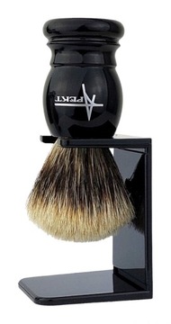 Помазок для бритья из барсучьей щетины 100% Мягкая густая щетина Fine Badger