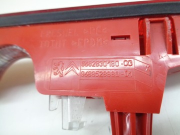 PEUGEOT PARTNER IV 4 RIFTER TŘETÍ SVĚTLO STOPU STOP 9682830180