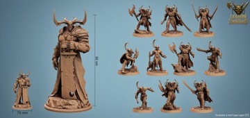 Horned Blade Warcry - LofD - figurka RPG DnD D&D - druk 3D 14K