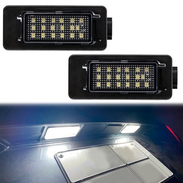 2 sztuk LED światło do tablicy rejestracyjnej dla