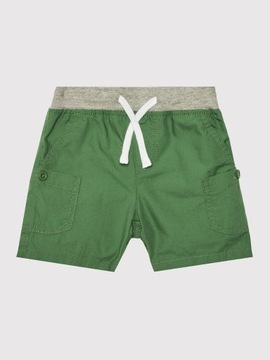 UNITED COLORS OF BENETTON Szorty materiałowe 4AC7G900I Zielony Regular Fit