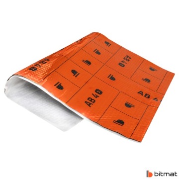 БУТИЛОВЫЙ БИТУМИНАЛЬНЫЙ ЗВУКОВОЙ МАТ 75х50см толщиной 4 мм сельскохозяйственная машина