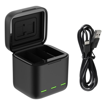 3-канальное быстрое зарядное устройство USB для GoPro Hero 9 10