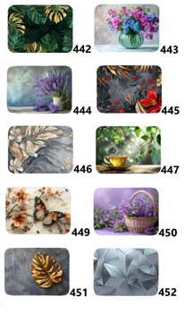 Матовая ламинированная прокладка для стола, очень большой выбор дизайнов