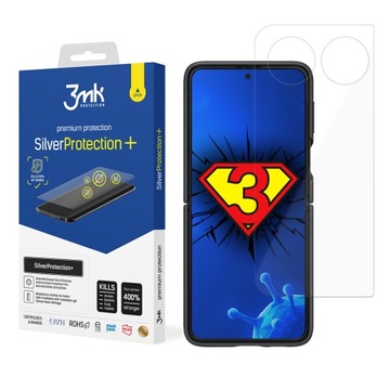 Samsung Galaxy Z Flip 3 5G (Front) - 3mk SilverProtection+