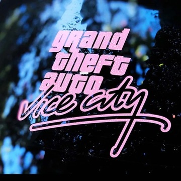 Автомобильные наклейки Gta Vice City с логотипом на лобовое стекло, декоративные наклейки, индивидуальность
