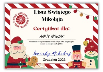 List od Świętego Mikołaja, Boże Narodzenie