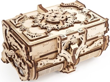 ANTYCZNA SZKATUŁKA mechaniczny! - puzzle 3D UGears