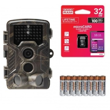 Fotopułapka DENVER WCM-8010MK3 baterie + karta 32G