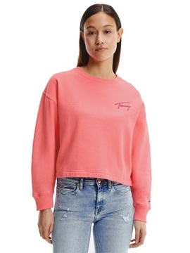TOMMY HILFIGER BLUZA DAMSKA SIGNATURE PINK r. XS