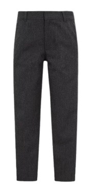George Eleganckie spodnie slim fit grafit 110/116