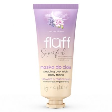 Fluff Maska do ciała na noc Lawenda z różą 150 ml
