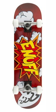 Скейтборд Enuff POW Red, мягкие колеса, 90А